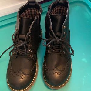 New Mia Belle Girl black combat boots